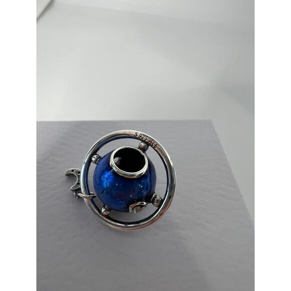 Pandora Blue Saturn Charm - Picture 6 of 7
